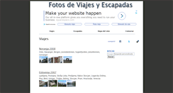 Desktop Screenshot of fotosviajesescapadas.com