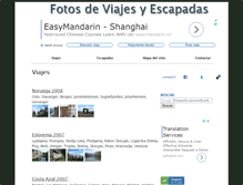 Tablet Screenshot of fotosviajesescapadas.com